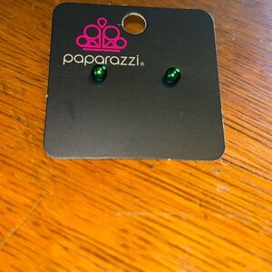 Green earrings